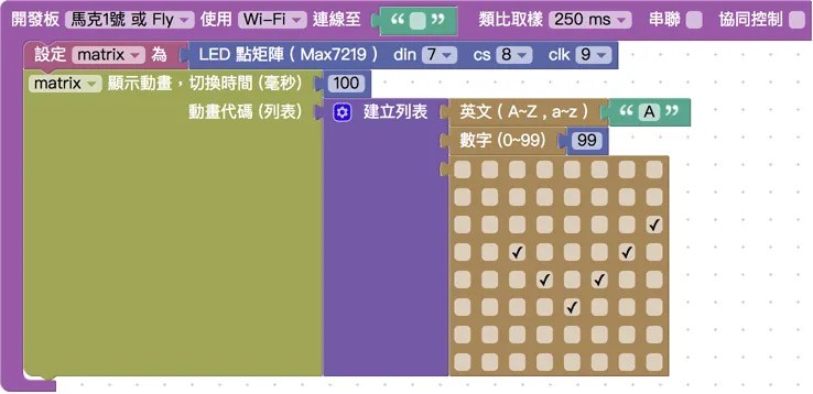 LED 點矩陣動畫