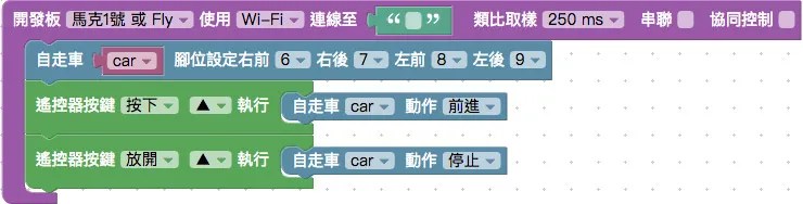 網頁遙控器控制自走車