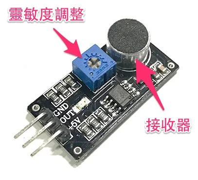 聲音偵測傳感器