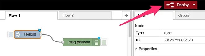 點選右上角的 deploy