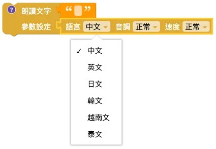 朗讀文字