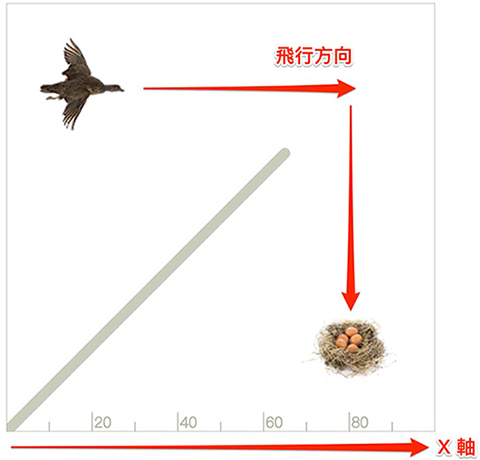 Blockly Games 鳥，第四關路徑提示