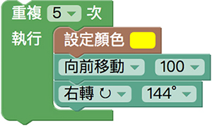 Blockly Games 烏龜，第三關解答